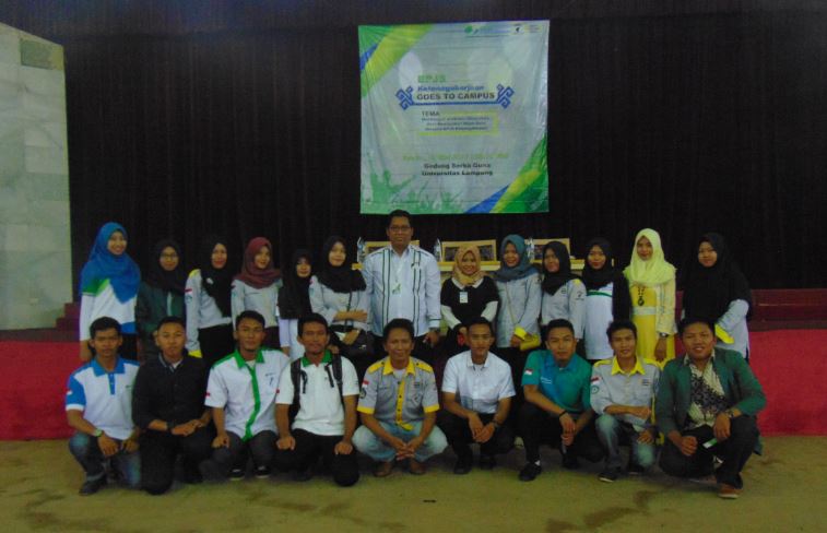 Ambassador BPJS Ketenagakerjaan Unila Gelar BPJS Goes to Campus