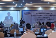 Bimbingan Teknis Penyususan Sasaran Kinerja Pegawai (SKP) Universitas Lampung