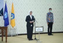 Pelantikan dan Serah Terima Jabatan di Universitas Lampung